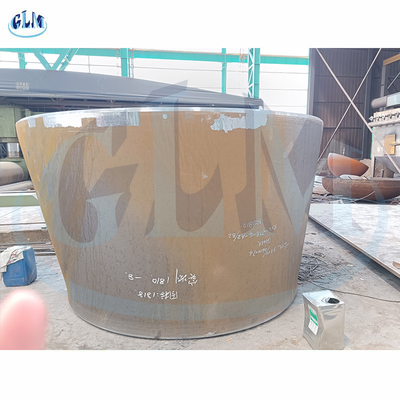 SA516 Gr70 ID پایین 3300MM سر مخروطی مخروط ضخامت 74mm
