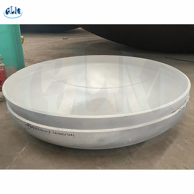 3400mm قطر از فولاد ضد زنگ سر ظرف، پایان بشقاب بیضوی