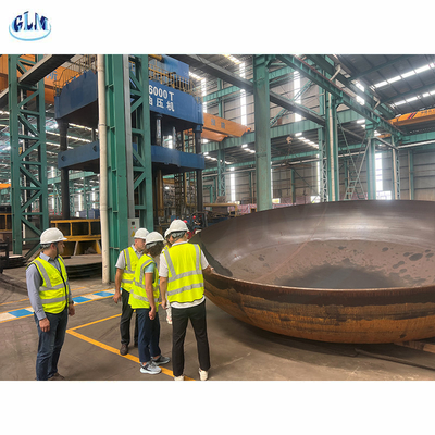 SA 516 Gr.60N+SS316L صفحه پوشانده 2: 1 انتهای ظروف بیضوی