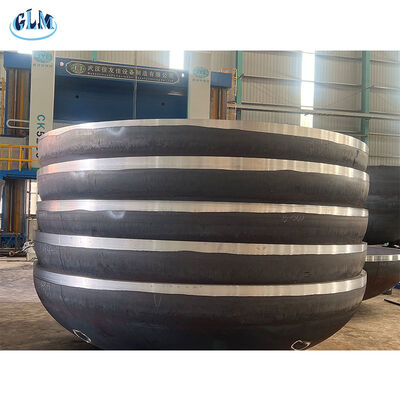 کله بشقابی بیضوی با بازرسی UT و نسبت کاهش 10% برای مخازن تحت فشار سنگین تا 10000 میلی‌متر