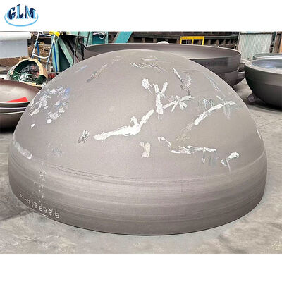 2-300mm ضخامت مقاومت به فشار بالا قطعات نیمه کره ای سر مخزن برای کشتی های صنعتی