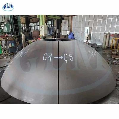 1000mm 6mm Hemispherical Dished Tank Heads نصف کره های آلیاژ نیکل