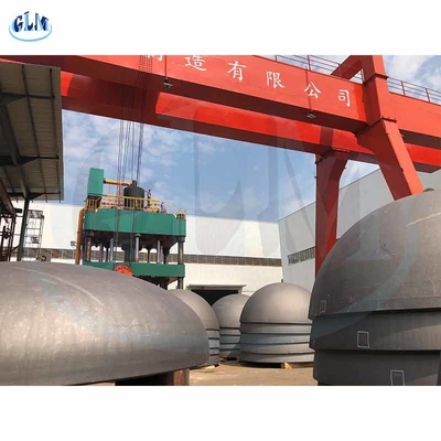 PED نصف توپ الپسوئیدال بشقاب پایان 50mm ضخیم سر بیضوی 2 1 ابعاد ASME